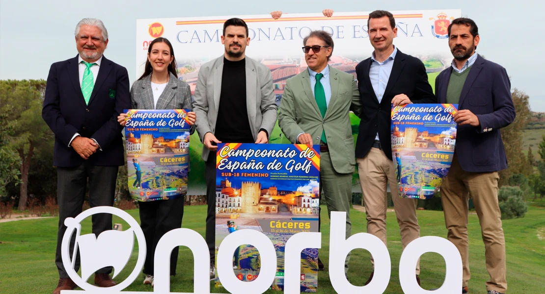 Un centenar de jóvenes golfistas disputarán en Cáceres el Campeonato de España Femenino Sub-18