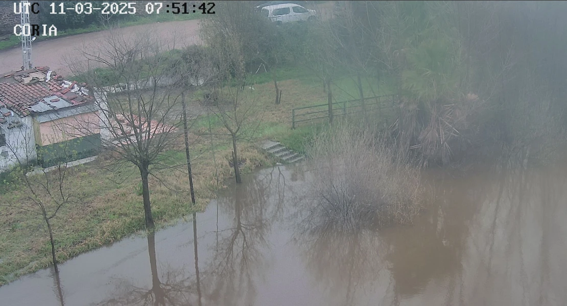 Dos zonas en riesgo de inundación en estos momentos en Extremadura