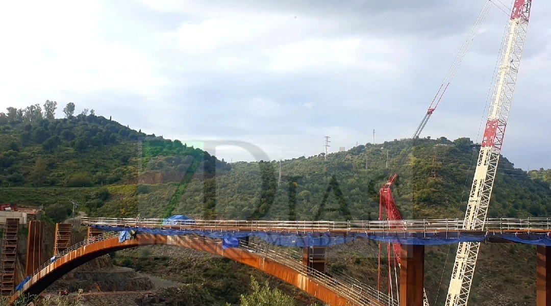 Así evoluciona la construcción del nuevo puente de Alcántara (CC)